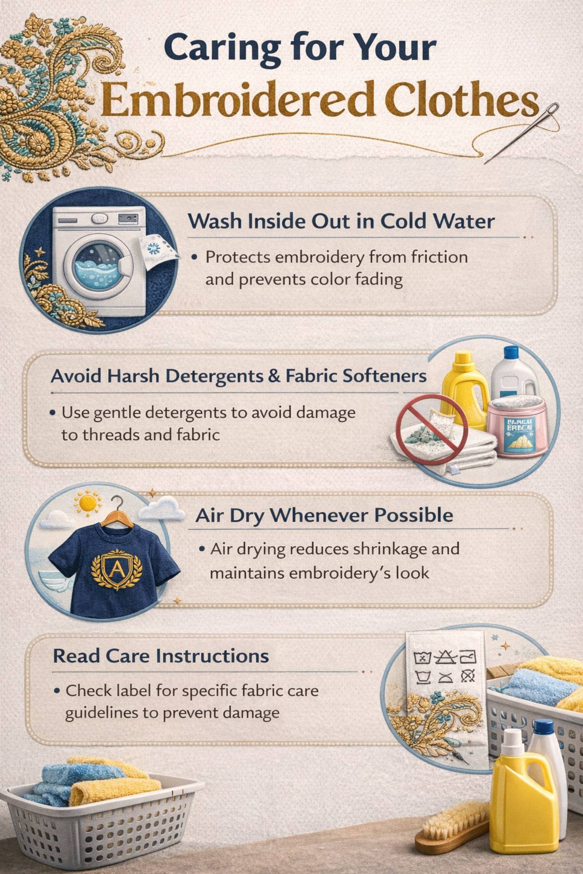 Caring for Your Embroidered Clothes